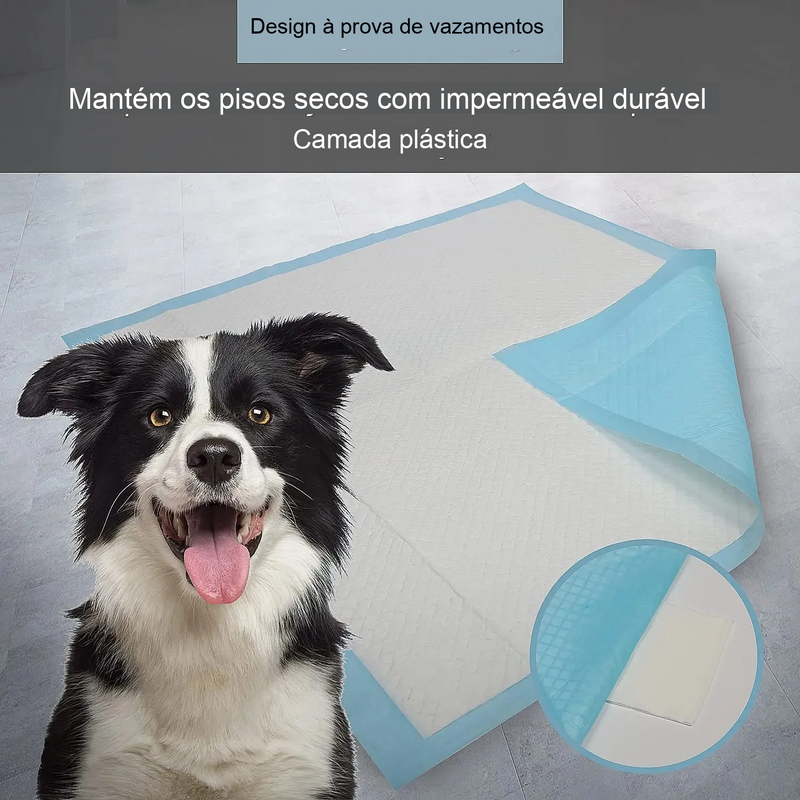 Tapete Absorvente Descartável para Cães e Gatos