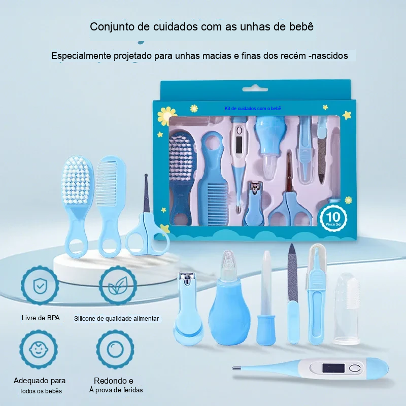 Kit de Utensílios para Bebê Recém Nascido