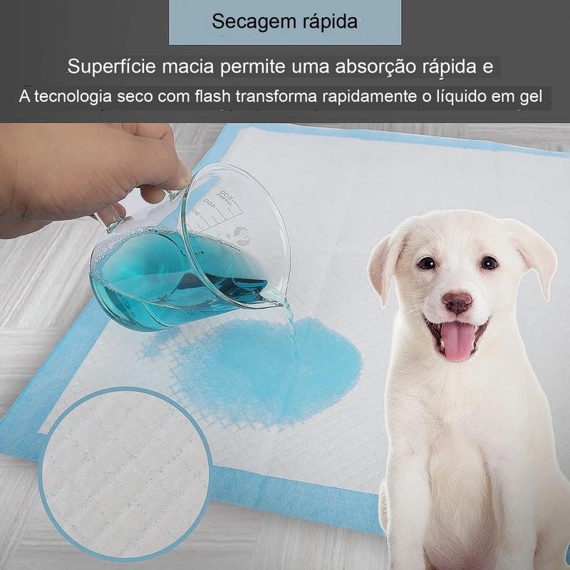 Tapete Absorvente Descartável para Cães e Gatos